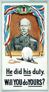 Spojené království : Cigaretové karty - WW1 Recruiting od Ferdinand Georg Waldmuller