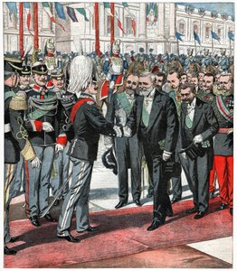 Victor Emmanuel III a Emile Loubet od . .