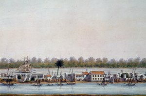 Pohled na St Louis, Senegal od William Walcutt
