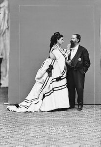 Vittorio Emanuele II s Rosou Vercellanou hraběnkou z Mirafiori