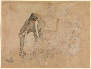 Hashim. Slon a jezdec. ca. 1640 Metropolitan Museum of Art, New York