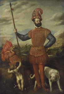 Muž ve vojenském kostýmu od Tiziano Vecelli