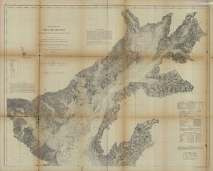 Chesapeake Bay od jeho hlavy k řece Potomac