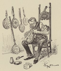 Pánve na postel od after Albert Robida