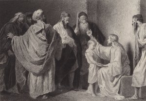 Ježíš a dítě od after Albert Robida