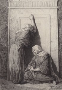 Máří Magdalena a druhá Marie od after Albert Robida