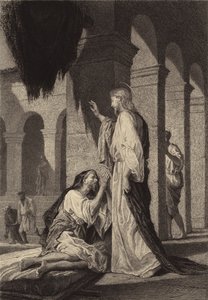 Impotent v bazénu Bethesda od after Albert Robida
