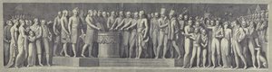 Slavnostní složení přísahy zakládající Předhradí, 29. června 1796 od after Andrea Appiani the Elder