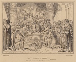 Soud Šalamounův, 1. král od after Antoine Coypel