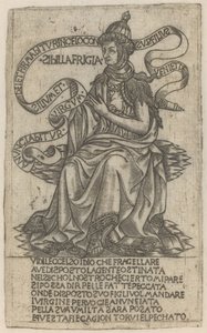 Frygická Sibyla od after Baccio Baldini