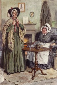 Ilustrace k filmu Martin Chuzzlewit od after Charles Edmund Brock