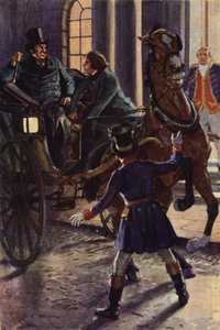 Ilustrace pro Nicholase Nicklebyho od after Charles Edmund Brock
