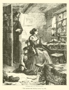 Žena švec od after Charles J. Staniland