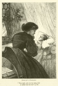 Umírající dítě od after Charles J. Staniland