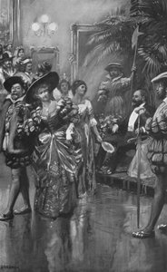 Maškarní ples Královského institutu malířů ve vodních barvách, 19. května 1885