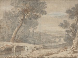 Zbytek na útěku do Egypta od after Claude Lorrain