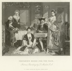 Příprava Mojžíše na veletrh od after Daniel Maclise