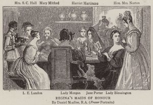 Reginas Maids of Honor od after Daniel Maclise