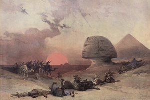 Cheopsova pyramida a Sfinga u Gízy, Egypt