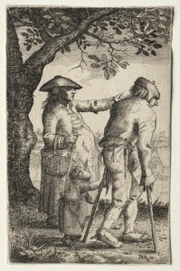 Rolnická rodina od after David Vinckboons