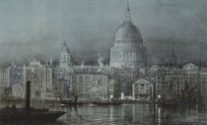 St Pauls od řeky