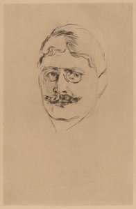 Knut Hamsun od after Edvard Munch