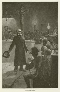 Jean Valjean od after Emile Antoine Bayard