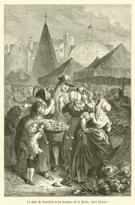 Vévoda z Beaufortu a ženy z Halle, Guy Patin od after Emile Antoine Bayard