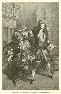 Kurýr z Chevalier de Grammont, Antoine Hamilton od after Emile Antoine Bayard