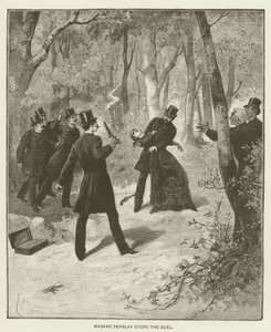 Madame Derblayová zastaví duel od after Emile Antoine Bayard