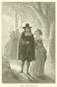 Milton, Camille Desmoulins od after Emile Antoine Bayard