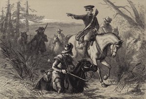Major Washington na své misi u francouzského velitele od after Felix Octavius Carr Darley