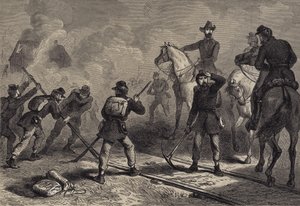 Shermanův pochod k moři od after Felix Octavius Carr Darley