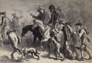 Povstání Nové Anglie Yeomanry od after Felix Octavius Carr Darley