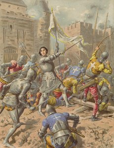 Útok na Tournelles v Orleans (chromolitho)