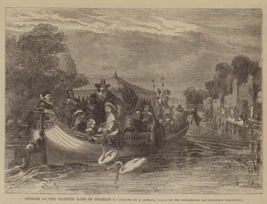 Epizoda Šťastnějších dnů Karla I od after Frederick Goodall