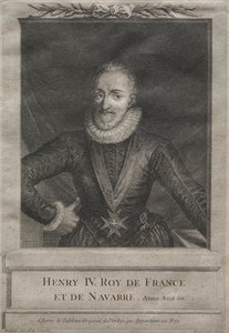 Jindřich IV., král Francie od after Gabriel de Saint Aubin