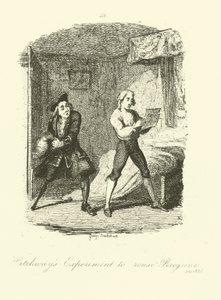Ilustrace pro Peregrine Pickle od Tobiase Smolletta od after George Cruikshank