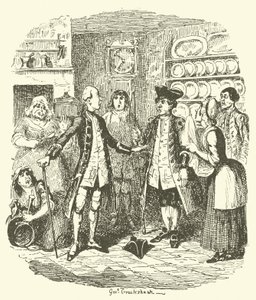 Ilustrace pro Tristram Shandy od after George Cruikshank