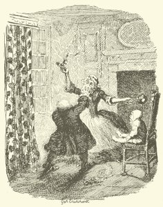 Ilustrace pro Tristram Shandy od after George Cruikshank