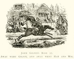 John Gilpins Ride (2), Pryč šel Gilpin a pryč šel Klobouk a paruka