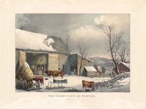 Farma v zimě od after George Henry Durrie