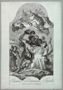 Umučení svatého Štěpána od after Giovanni Battista Tiepolo