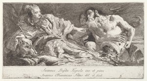 Benátky přijímající poctu Neptunovi od after Giovanni Battista Tiepolo Giovanni Domenico Tiepolo