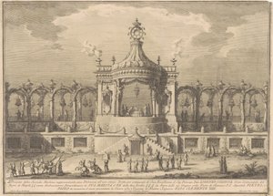 Seconda Macchina pro Čínu z roku 1760: Pavilon Chinoiserie