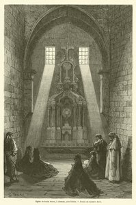 Kostel Santa Maria, v Illescas, poblíž Toleda od Gustave after Dore