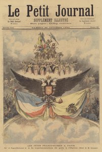 Oslavy připomínající francouzsko-ruské spojenectví v Paříži od after Henri Meyer