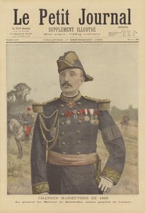 Velké manévry francouzské armády z roku 1895. Generál Le Mouton de Boisdeffre