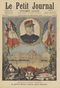Palais de la Legion dhonneur a generál Davout, nový velký kancléř řádu od after Henri Meyer
