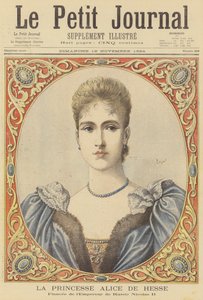 Princezna Alix Hesenská, snoubenka ruského cara Mikuláše II